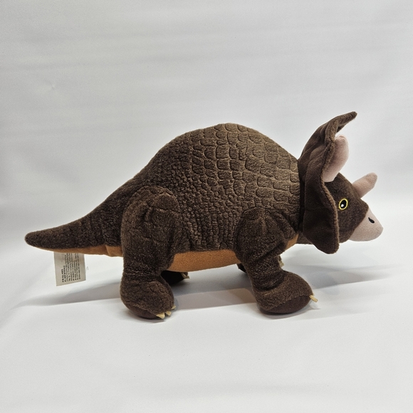 Kohl's Cares Brown Triceratops Dinosaur 13" Plush Golden Books Stuffed Animal - Picture 4 of 10